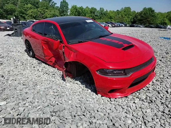 2021 Dodge Charger R/T with VIN 2C3CDXCT0MH553169, listed as a Copart auction lot 55553225 with 90,696 mi miles and Salvage title. Bid and sale history available at DreamBid. Image 13.