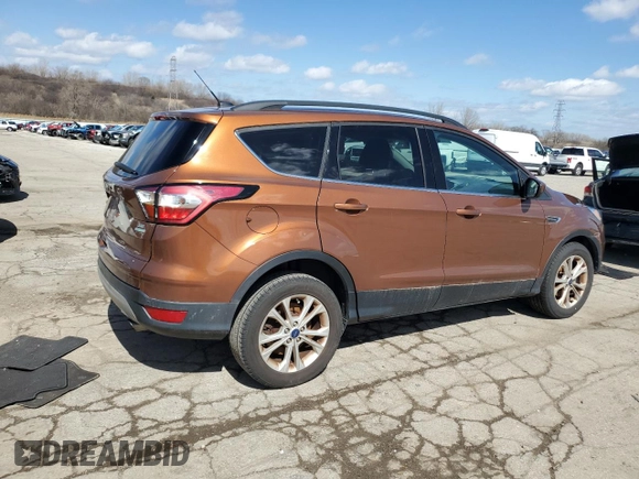 2017 Ford Escape SE with VIN 1FMCU0GD3HUD52581, listed as a Copart auction lot 49813305 with 129,762 mi miles and Clean Title. Bid and sale history available at carsss.com. Image 3.