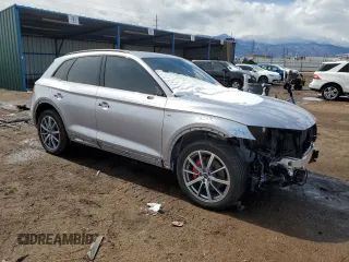 2024 Audi Q5 S line Premium Plus with VIN WA1E2AFY2R2130229, listed as a Copart auction lot 49924335 with 2,856 mi miles and Salvage title. Bid and sale history available at DreamBid. Image 4.
