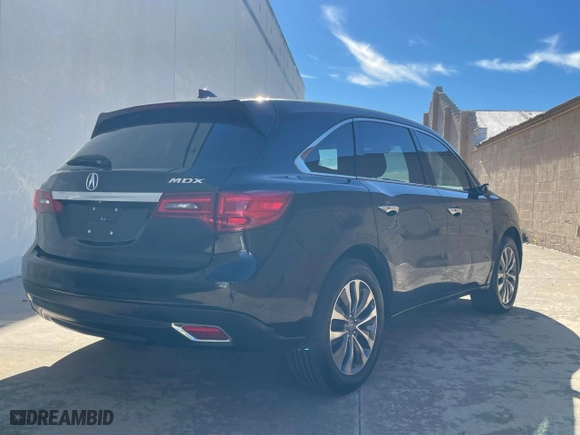 2014 Acura MDX Tech Pkg with VIN 5FRYD3H44EB019206, listed as a Copart auction lot 54153455 with 155,425 mi miles and Clean Title. Bid and sale history available at carsss.com. Image 4.