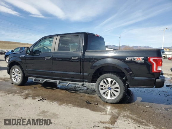 2017 Ford F-150 XL with VIN 1FTEW1EG0HKC62908, listed as a Copart auction lot 48599555 with 96,672 mi miles and Salvage Title. Bid and sale history available at carsss.com. Image 2.