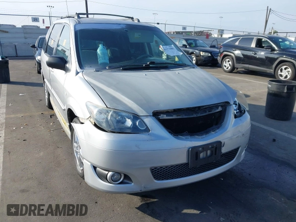 2005 Mazda MPV LX with VIN JM3LW28A550546540, listed as a IAAI auction lot 41174485 with 1 mi miles. Bid and sale history available at carsss.com. Image 6.