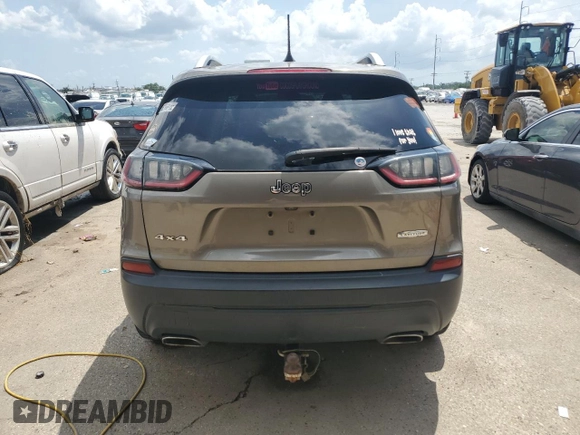 2019 Jeep Cherokee Latitude with VIN 1C4PJMCX4KD107222, listed as a Copart auction lot 61497275 with 156,805 mi miles and Salvage title. Bid and sale history available at DreamBid. Image 6.