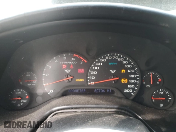 1997 Chevrolet Corvette with VIN 1G1YY22G7V5103159, listed as a Copart auction lot 51384284 with 80,706 mi miles and Non Repairable. Bid and sale history available at DreamBid. Image 9.