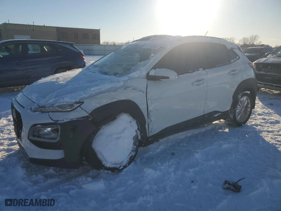 2018 Hyundai Kona SEL with VIN KM8K6CAA0JU180070, listed as a Copart auction lot 41579245 with 55,756 mi miles and Salvage Title. Bid and sale history available at carsss.com. Image 1.