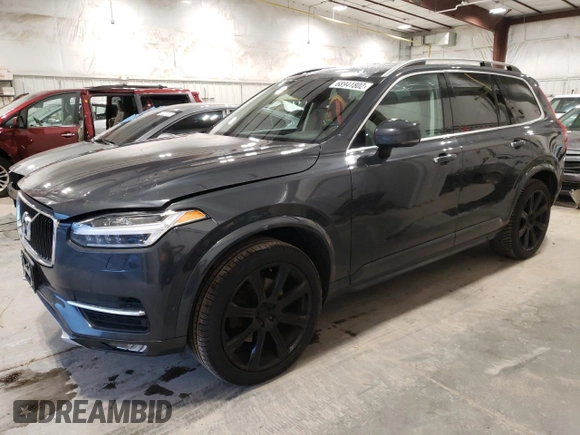 2016 Volvo XC90 T6 Momentum with VIN YV4A22PK3G1071809, listed as a Copart auction lot 68941802 with 89,566 mi miles. Bid and sale history available at carsss.com. Image 1.