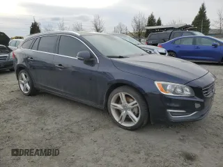 2016 Volvo V60 T5 Premier with VIN YV1612SK4G1309924, listed as a Copart auction lot 43135545 with 95,915 mi miles and Salvage Title. Bid and sale history available at carsss.com. Image 4.