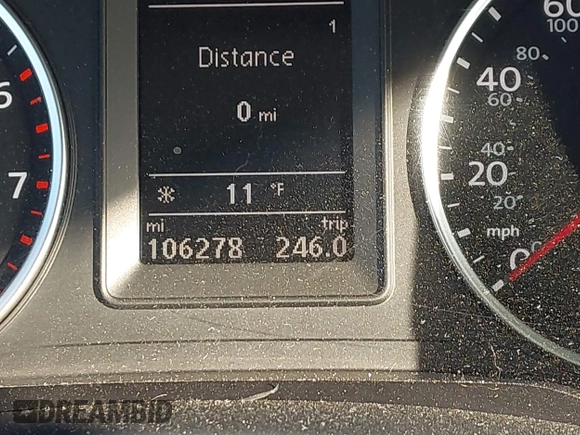 2016 Volkswagen Tiguan S with VIN WVGBV7AX3GW522378, listed as a IAAI auction lot 41391294 with 106,278 mi miles and . Bid and sale history available at DreamBid. Image 15.