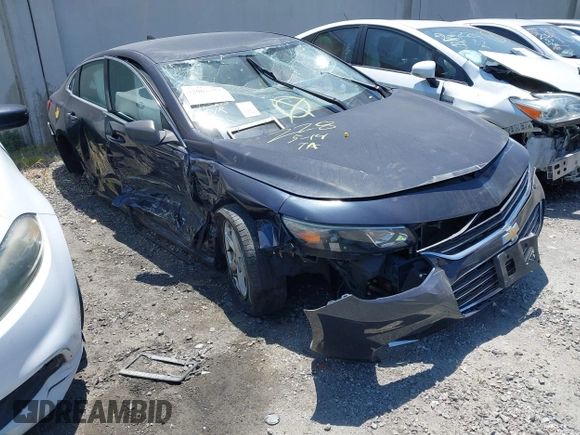 2016 Chevrolet Malibu LS with VIN 1G1ZB5STXGF169657, listed as a IAAI auction lot 42067389 with Not Provided miles and . Bid and sale history available at carsss.com. Image 1.