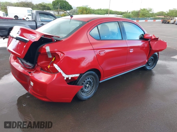 2019 Mitsubishi Mirage ES z VIN ML32F3FJXKHF15235, wystawiony jako IAAI lot #41590832 z przebiegiem 46 193 mil mil oraz . Historia ofert i sprzedaży dostępna na DreamBid. Obrazek 4.