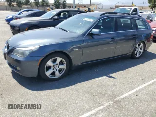 2008 BMW 5 Series 535xiT with VIN WBAPT73508CX01053, listed as a Copart auction lot 65802955 with 124,071 mi miles and Salvage title. Bid and sale history available at DreamBid. Image 1.