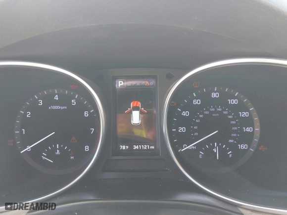 2017 Hyundai Santa Fe Limited Ultimate with VIN KM8SRDHF1HU219841, listed as a IAAI auction lot 41484157 with 341,121 mi miles. Bid and sale history available at carsss.com. Image 7.