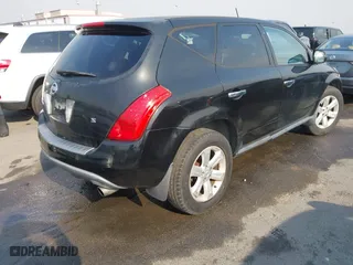 2006 Nissan Murano S with VIN JN8AZ08T36W408723, listed as a IAAI auction lot 41266428 with 211,058 mi miles. Bid and sale history available at carsss.com. Image 4.