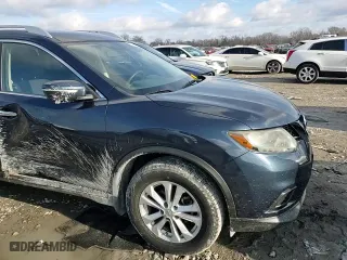 2015 Nissan Rogue S with VIN KNMAT2MT9FP555573, listed as a Copart auction lot 86861724 with 83,414 mi miles and Salvage Title. Bid and sale history available at carsss.com. Image 11.