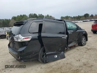 2018 Toyota Sienna SE with VIN 5TDXZ3DC3JS965024, listed as a Copart auction lot 51798835 with 51,267 mi miles and Salvage title. Bid and sale history available at DreamBid. Image 3.