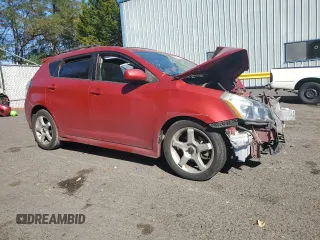 2009 Pontiac Vibe GT with VIN 5Y2SR67099Z462251, listed as a Copart auction lot 72962474 with 0 mi miles and Salvage Title. Bid and sale history available at carsss.com. Image 4.