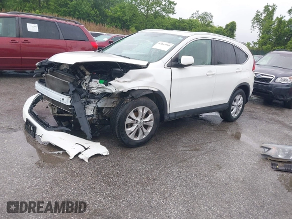 2013 Honda CR-V EX-L z VIN 5J6RM4H74DL038270, wystawiony jako IAAI lot #42265946 z przebiegiem 108 738 mil mil oraz . Historia ofert i sprzedaży dostępna na DreamBid. Obrazek 2.