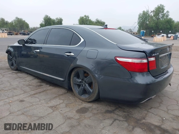 2008 Lexus LS 460 L with VIN JTHGL46FX85024697, listed as a IAAI auction lot 42085801 with 141,348 mi miles and . Bid and sale history available at DreamBid. Image 3.