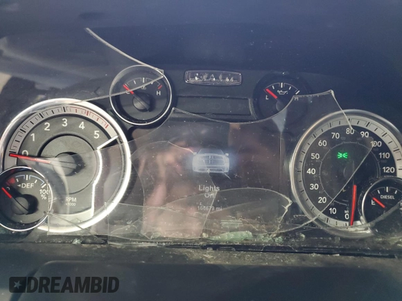 2017 Ram 2500 SLT with VIN 3C6UR5DL3HG616363, listed as a Copart auction lot 54207355 with 166,679 mi miles and Clean title. Bid and sale history available at DreamBid. Image 9.