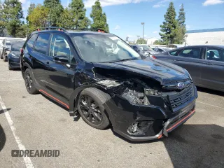 2023 Subaru Forester Sport with VIN JF2SKAJC5PH439774, listed as a Copart auction lot 47590335 with 20,116 mi miles and Salvage Title. Bid and sale history available at carsss.com. Image 4.