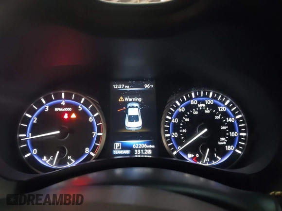 2018 Infiniti Q60 Pure with VIN JN1CV7EL1JM250032, listed as a IAAI auction lot 42548697 with 62,206 mi miles and . Bid and sale history available at DreamBid. Image 7.
