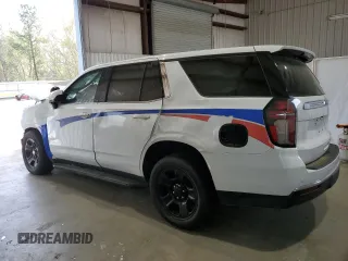 2022 Chevrolet Tahoe Commercial z VIN 1GNSCLED1NR217452, wystawiony jako Copart lot #48138565 z przebiegiem Nie podano mil oraz Szkoda całkowita • Salvage title. Historia ofert i sprzedaży dostępna na DreamBid. Obrazek 2.