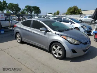 2013 Hyundai Elantra GLS PZEV with VIN KMHDH4AE1DU514560, listed as a Copart auction lot 53950225 with 180,460 mi miles and Clean Title. Bid and sale history available at carsss.com. Image 4.