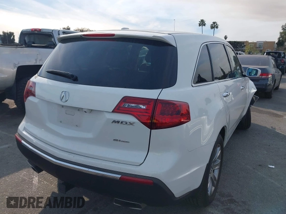 2013 Acura MDX Advance with VIN 2HNYD2H89DH520819, listed as a IAAI auction lot 41407422 with 100,491 mi miles and . Bid and sale history available at DreamBid. Image 4.