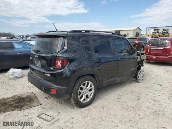 2017 Jeep Renegade Latitude with VIN ZACCJABB9HPF72642, listed as a Copart auction lot 50519185 with 114,514 mi miles and Salvage Title. Bid and sale history available at carsss.com. Image 3.