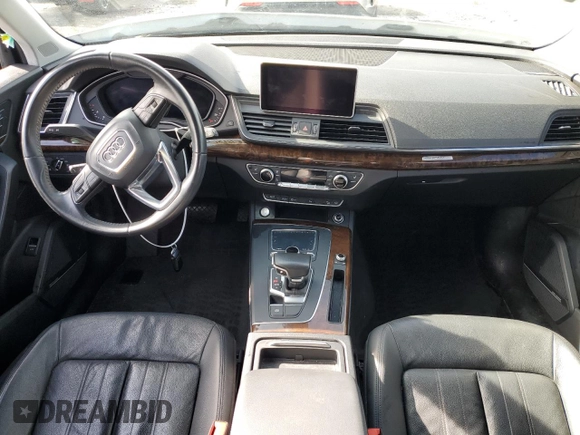 2018 Audi Q5 Premium Plus with VIN WA1BNAFY7J2008738, listed as a Copart auction lot 46462755 with 76,198 mi miles and Salvage Title. Bid and sale history available at carsss.com. Image 8.