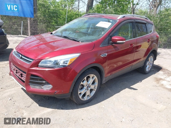 2015 Ford Escape Titanium with VIN 1FMCU0J92FUA38616, listed as a IAAI auction lot 42136816 with 131,941 mi miles and . Bid and sale history available at DreamBid. Image 17.