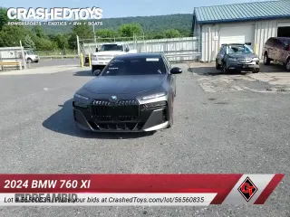 2024 BMW 7 Series 760i xDrive с VIN WBA33EJ04RCS93538, выставлен на аукционе Copart как лот 56560835 с пробегом 16 424 миль миль и Списание • Salvage title. История ставок и продаж доступна на DreamBid. Изображение 15.