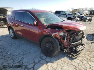 2015 Nissan Rogue S with VIN KNMAT2MT8FP501133, listed as a Copart auction lot 49784975 with 26,852 mi miles and Salvage Title. Bid and sale history available at carsss.com. Image 4.