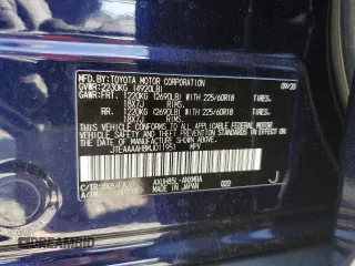 2021 Toyota Venza LE with VIN JTEAAAAH8MJ011951, listed as a Copart auction lot 52055705 with 8,648 mi miles and Salvage Title. Bid and sale history available at carsss.com. Image 14.
