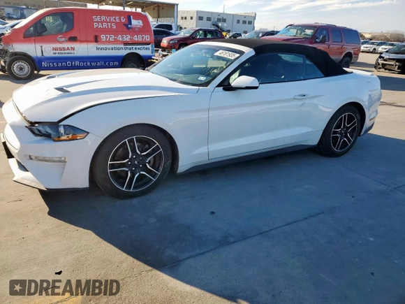 2019 Ford Mustang EcoBoost with VIN 1FATP8UH0K5104233, listed as a Copart auction lot 46181935 with 112,458 mi miles and Salvage Title. Bid and sale history available at carsss.com. Image 1.