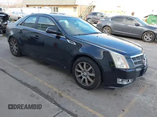 2008 Cadillac CTS AWD w/1SB with VIN 1G6DT57V780164271, listed as a IAAI auction lot 41124855 with 97,036 mi miles. Bid and sale history available at carsss.com. Image 1.