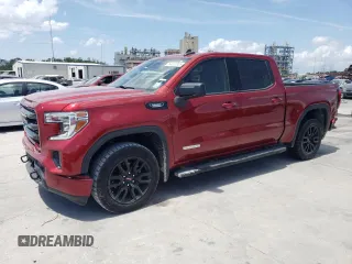 2022 GMC Sierra 1500 Elevation with VIN 3GTU9CET7NG196551, listed as a Copart auction lot 54537325 with 52,870 mi miles and Salvage Title. Bid and sale history available at DreamBid. Image 1.