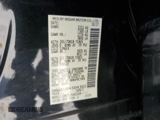 2018 Nissan Titan SV z VIN 1N6AA1EJ0JN504302, wystawiony jako Copart lot #48414435 z przebiegiem 72 766 mil mil oraz Szkoda całkowita • Salvage title. Historia ofert i sprzedaży dostępna na DreamBid. Obrazek 12.