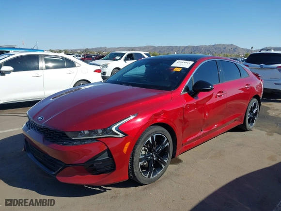 2021 Kia K5 GT-Line with VIN 5XXG64J29MG004427, listed as a IAAI auction lot 41841813 with 135,936 mi miles. Bid and sale history available at carsss.com. Image 17.