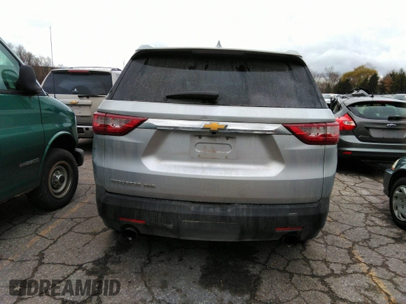 2019 Chevrolet Traverse LS with VIN 1GNEVFKWXKJ161228, listed as a IAAI auction lot 40867691 with 141,735 mi miles. Bid and sale history available at carsss.com. Image 16.