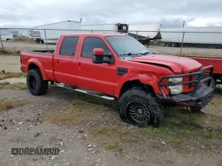 2008 Ford F-350 XL with VIN 1FTWW31R08EA89347, listed as a Copart auction lot 53698825 with 148,489 mi miles and Salvage title. Bid and sale history available at DreamBid. Image 4.