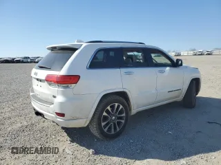 2017 Jeep Grand Cherokee Overland with VIN 1C4RJFCG9HC633011, listed as a Copart auction lot 48596125 with 0 mi miles and Salvage Title. Bid and sale history available at carsss.com. Image 3.