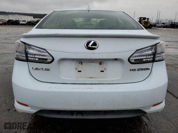 2010 Lexus HS 250h with VIN JTHBB1BA2A2022861, listed as a Copart auction lot 86599984 with 331,738 mi miles and Clean Title. Bid and sale history available at DreamBid. Image 6.
