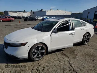 2024 Honda Accord Sport с VIN 1HGCY2F55RA021486, выставлен на аукционе Copart как лот 57278635 с пробегом 23 319 миль миль и Списание • Salvage title. История ставок и продаж доступна на DreamBid. Изображение 1.