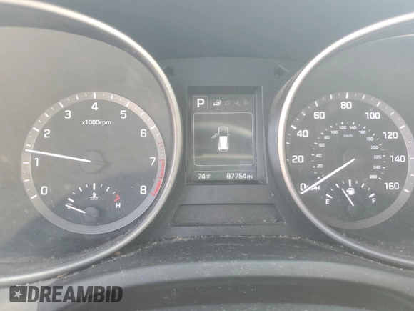 2017 Hyundai Santa Fe 2.4L z VIN 5XYZTDLB5HG403447, wystawiony jako Copart lot #59773385 z przebiegiem 87 754 mil mil oraz Czysty tytuł • Clean title. Historia ofert i sprzedaży dostępna na DreamBid. Obrazek 9.