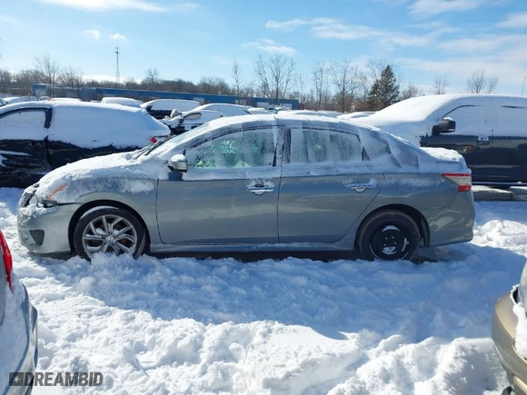 2014 Nissan Sentra S with VIN 3N1AB7AP5EY294076, listed as a IAAI auction lot 41575481 with 163,286 mi miles. Bid and sale history available at carsss.com. Image 14.