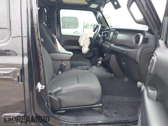 2021 Jeep Wrangler Unlimited Willys with VIN 1C4HJXDN8MW595665, listed as a IAAI auction lot 41507555 with 24,505 mi miles and . Bid and sale history available at DreamBid. Image 5.