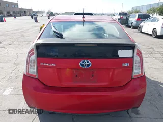 2012 Toyota Prius One with VIN JTDKN3DU1C1595223, listed as a IAAI auction lot 41965656 with 206,767 mi miles. Bid and sale history available at carsss.com. Image 16.