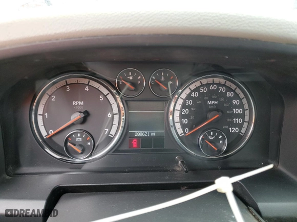 2009 Dodge Ram 1500 SLT with VIN 1D3HV18P09S772552, listed as a Copart auction lot 44108575 with 288,621 mi miles and Clean Title. Bid and sale history available at carsss.com. Image 9.