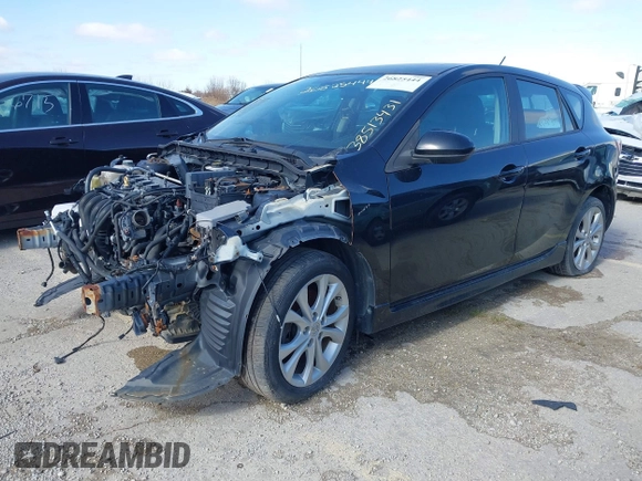 2010 Mazda 3 S Sport with VIN JM1BL1H51A1340310, listed as a IAAI auction lot 38513431 with 131,278 mi miles and . Bid and sale history available at DreamBid. Image 2.